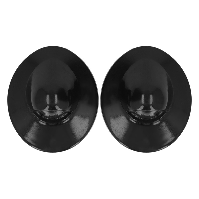 2PCS License Plate Light Lenses Plastic Cover F37Z 13550 AA