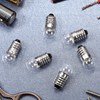 Honoson 20 Pieces E10 Miniature Screw Light Bulbs Replacement E10