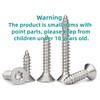 M5 x 45 mm Torx Countersunk Wood Screws 304 Stainless