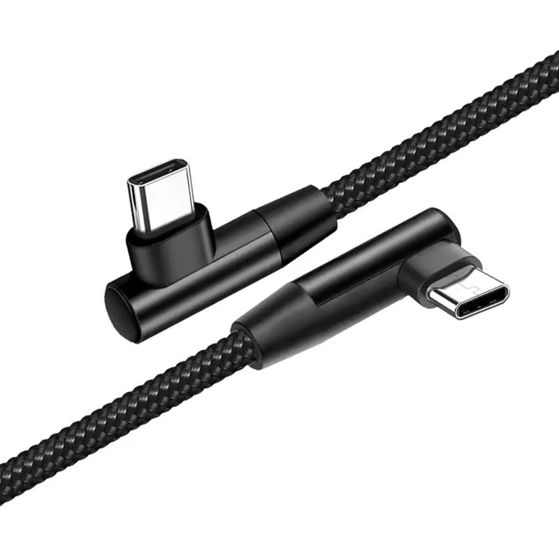 wininks Angle USB C to USB C Cable, 6FT 65W