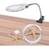 Lupa LED de Mesa con Cuello Flexible y Doble Aumento