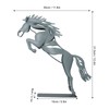 Metal Horse Statue Unique 3D Design Iron Decorative Running Horse
