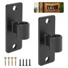 2 Pack Heavy Duty Gate Hinges Black Wall Mount Gate