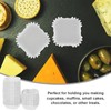 1000 Uds Mini Moldes Cuadrados Papel Para Cupcakes Envoltorios Para