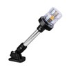 Sebnux White LED Fold Down Boat Stern Light Boat Anchor