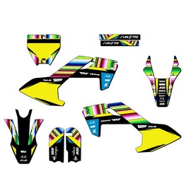 2017-2019 TC 50 Serape Black Senge Graphics Complete Kit Compatible with Husqvarna