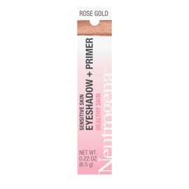 Neutrogena Sensitive Skin Eyeshadow + Primer, a Longwearing, 2-in-1 Metallic Eyeshadow for Sensitive Skin with Pro-Vitamin B5, Lightweight Cream-to-Powder Formula, Warm Taupe, 0.22 oz