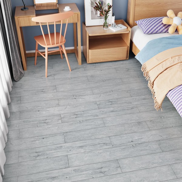 WESTICK Bathroom Peel and Stick Floor Tile Wood Waterproof Flooring