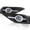 Spec-D Tuning Clear Lens Fog Lights + H11 Bulbs +