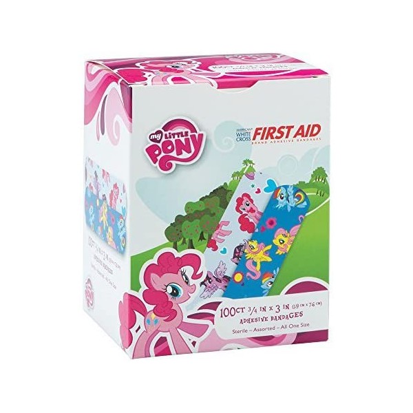 My Little Pony Bandages - First Aid Supplies - 100 per Pack (2 Pack) (2 Pack)