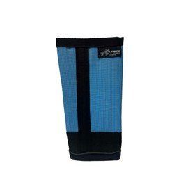 Warrior Fly Boots for Horses - Breathable Mesh Horse Boots for Fly Protection & Leg Comfort - Set of 4 (The Warrior, Light Blue)