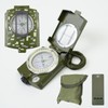 Outdoor Metal Compass with Sighting Lens, Ruler, Multi in one