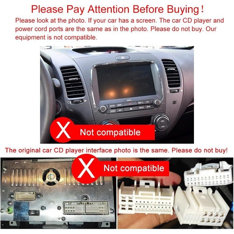 For 2014-2018 Kia Forte Radio Apple CarPlay Android 12.0 Radio
