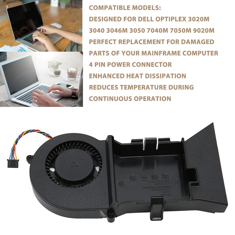 Replacement Laptop Cooling Fan Compatible for DELL OptiPlex 3020M 3040