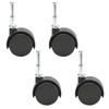 4-Pack Caster Wheels Compatible with Shop Vac Vacuum Cleaner, Durable