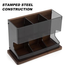 LKEUYUI Pod Dispenser Designed for Nespresso Vertuo Capsules (3 Box Sleeve Holder) Freestanding Countertop Coffee Pods Rack, Non-Slip Base, Dispenses 3 Coffee Flavors (30 Vertuoline Pods)