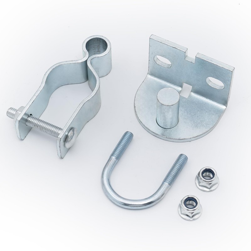 2 Pack T-Post Gate Hinge Kit, Fits T-Post & 1-3/8"