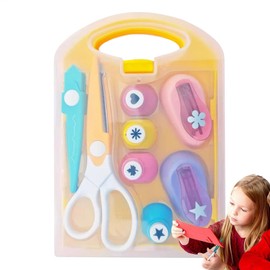 Kids Hole Punch - Leaves Butterfly Star Heart Flower Hole Punch for Kids - Single Crafting Scrapbook Punches, Cartoon Leaves Butterfly Star Heart Flower Shape for Card Making