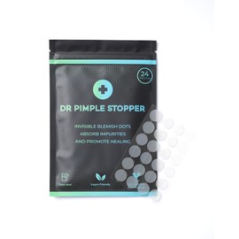 DR PIMPLE STOPPER Acne Patches - Pack of 24 Translucent Hydrocolloid infused with Centella Asiatic Oil Patch Spot Treatment Stickers for Face and Body - Fast-Acting, INVISIBLE ACNE TREATMENT