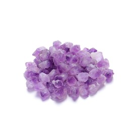 JOVIVI Amethyst Crystal,Raw Crystals Amethyst Crushed Stone,Natural Healing Crystals Gemstones Purple Rock Rough Chip Crystal Spiritual Gifts,0.6"-1",0.5lb
