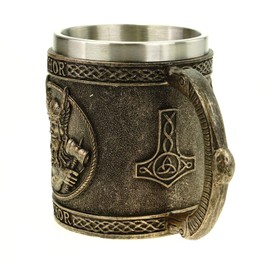 Vogler 816-932 Viking Thor Jug with Metal Insert Odin Nordmen