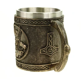 Vogler 816-932 Viking Thor Jug with Metal Insert Odin Nordmen
