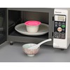 Inomata Kagaku “Rakuchin-Pack” Microwavable Containers, Microwavable With Lid Still On,