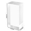 CiaoHER 2in Thickness Solid Acrylic Cube Display Block Clear Polished