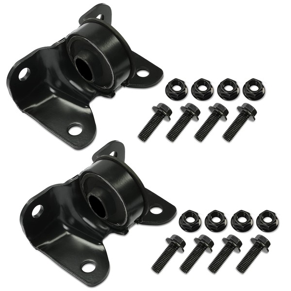 HECASA Torsion Bar Support Mount Kit Compatible with 1999-2006 Chevy Silverado GMC Sierra 1500 / 2500 / 1500 HD / 2500 HD Pickup Truck 4WD, Pair Cross Member Mounting Bushing Replace for 15153956