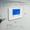 NonProgrammable Thermostat for House, Digital Energy-Saving Thermostat,Single-Stage Systems, 1 Heat/1