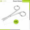 Suture Stitch Scissors Set (3-Piece) – 3.5”, 4.5”, 5.5” Premium