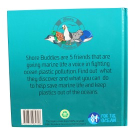 Shore Buddies & The Plastic Ocean - Children's Hardcover Picture Book About Plastic Pollution, Recycling & Sustainability, Marine Life, Kids Ages 3-5