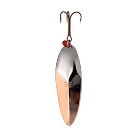 Lucky Strike Bait Works Lizard Lure Spoon Fishing Lure for Pike and Lake Trout, Designed in Canada (Size 4.25, Nickel Copper)