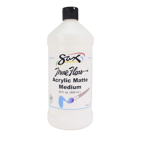 Sax True Flow Acrylic Matte Medium - 1 Quart -