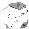 2PCS 6 in 1 Outdoor Knife Sharpener with Compass Survival