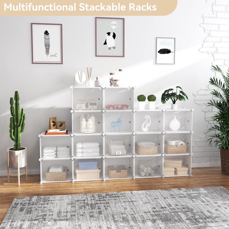 WEXCISE Portable Shoe Rack Organizer with Door, 48 Pairs Shoe