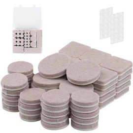 258 Piezas Almohadillas de Fieltro para Muebles, Almohadillas de Fieltro Autoadhesivas para Muebles, Fundas Protectoras para Patas de Muebles, Cojines silenciosos para Mesas | Sofás | Sillas Felt Pads