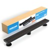 WEBANG 24 Inch Linear Shower Drain Rectangular Floor Drain with