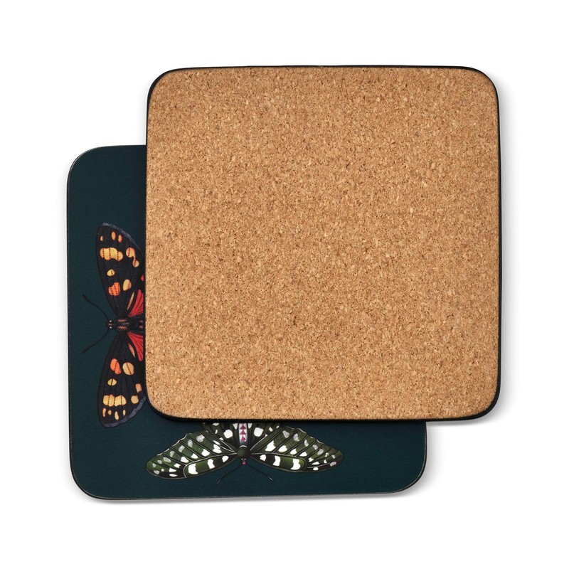 Portmeirion Home & Gifts Set of 6 Coasters, Multi Coloured,
