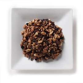 Mahamosa Herbal Flavored Tea Blend and Tea Filter Set: 2 oz Almond Fruit Delight Herbal Tea, 100 Loose Leaf Tea Filters (Bundle- 2 items)(Apple pieces, planed and crushed almonds, cinnamon pieces, beet root pieces, flavoring)