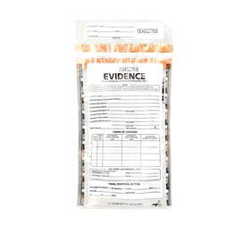 Small Plastic Evidence Bag, 6 x 10 inches, 100pk