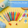 Ruasol Crochet Hook Set, 11 Sizes Crochet Hook Set, 32