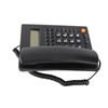 Desktop Telephone 5 Level Brightness Adjustable Corded Telephone Support for