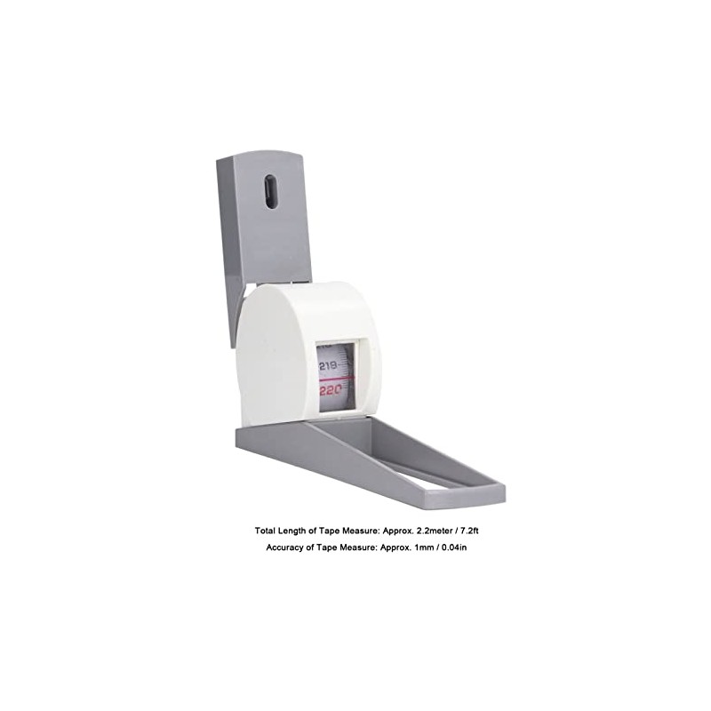 Portable Height Meter Wall Mounted Retractable Body Growth Altimeter 2.2