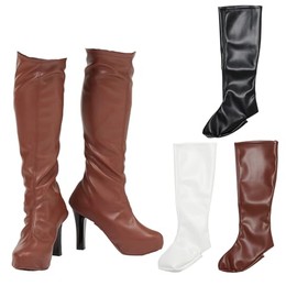 Classe Boots Cover, For Cosplay Photography, One Size Fits Most, Thick Barrel, Black