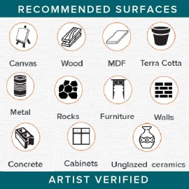 Satin Enamels Acrylic Paint, 8 Fl. oz. Jar, Classic Black (Pack of 1)