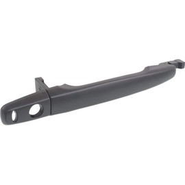 Garage-Pro Exterior Front Door Handle Compatible with MITSUBISHI OUTLANDER 2007-2013/LANCER 2008-2017 LH Primed Black Handle+Cover with Keyhole with Smart Entry