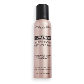 Revolution Beauty London Revolution Beauty, Superfix Misting Makeup Setting Spray, Ultra Matte & Shine Free Finish, Long Lasting Wear, Infused with Vitamin E, 5 Fl. Oz.