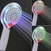 GuDoQi LED Duschbrause, Duschkopf Mit 3 Farben Farbwechsel Temperaturregelung