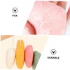 FOMIYES 3sets Facial Cleansing Sponge Heart Shape Soft Fluffy Powder